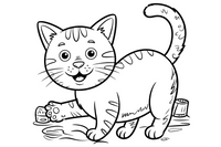 playing cat