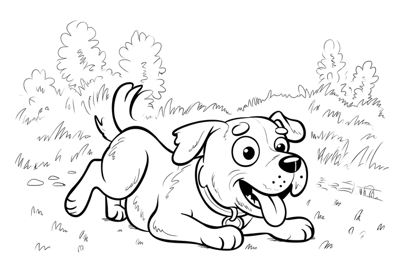 playing dog