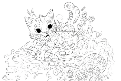 playing cat