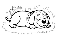 sleeping dog