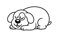 sleeping dog